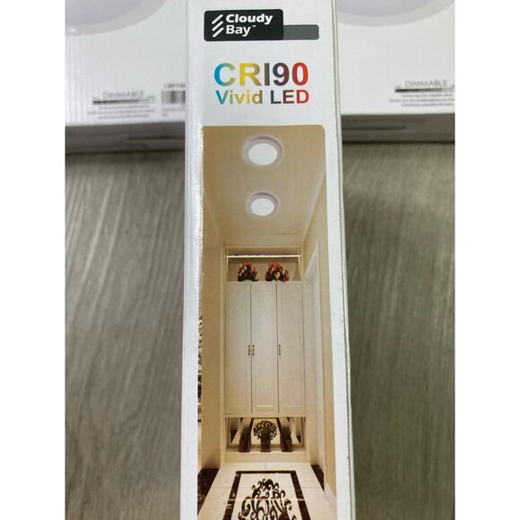 Cloudy Bay 7" LED Mini Flush Mount Light Fixture 3 Pack Indoor Outdoor CR190 - Picture 5 of 10